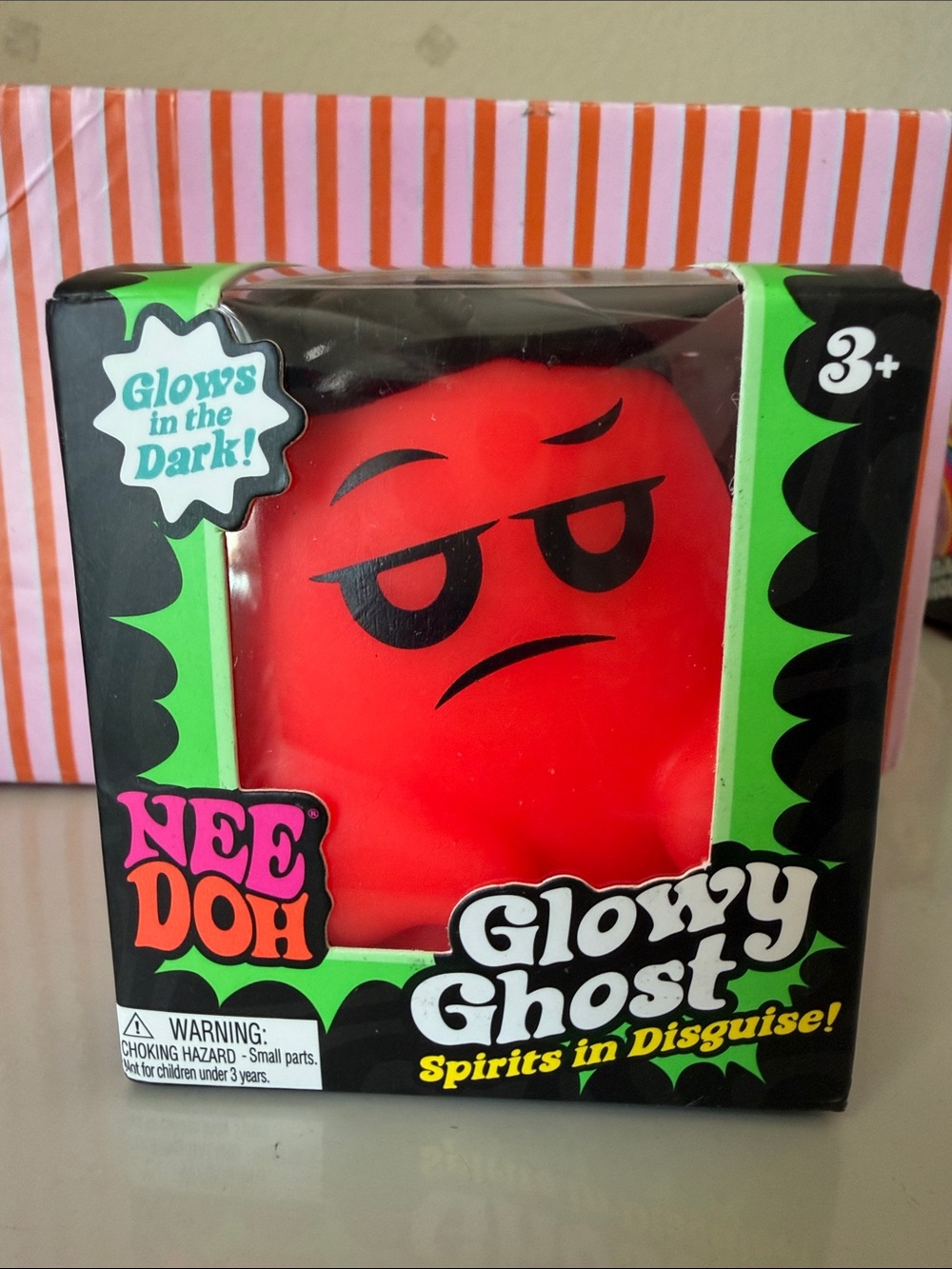 💚👻🖤”NEEDOH GLOWY GHOST!!”💚👻🖤- Red Glow-In-The-Dark Kids Toy!!💚👻🖤